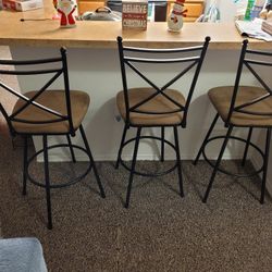 3 Bar Stools 