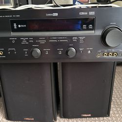 Yamaha Surround Sound Receiver & Speakers $175