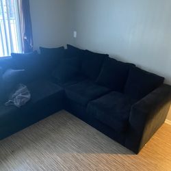 Black Sectional 