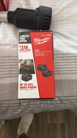 Milwaukee batteries only brand new