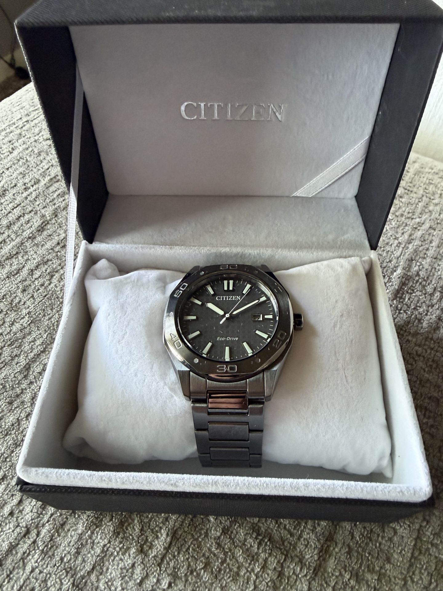 Citizen Eco-Drive Mens Gunmetal Watch