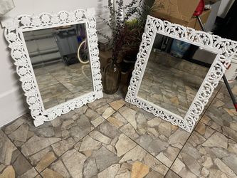 wooden mirrors 35 each