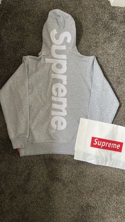 Supreme Hoodie Grey Large Logo