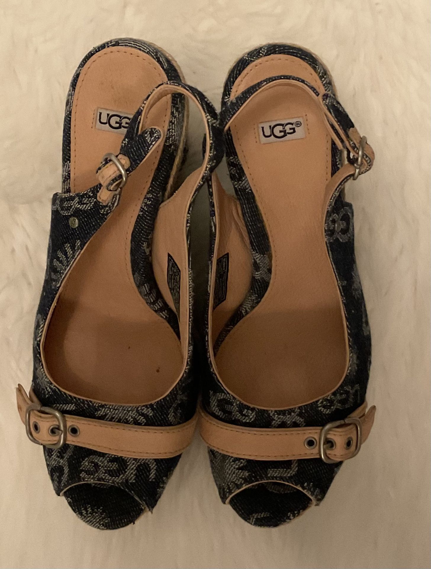 Ladies UGG Wedge Heels-size 7.5-$25 Firm,No Hold Or Spam