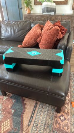 Aerobic step workout stepper adjustable
