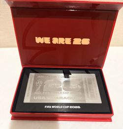 2026 FIFA World Cup Souvenir Ticket Plaque - USA v Paraguay -June t12, 2026-Rare