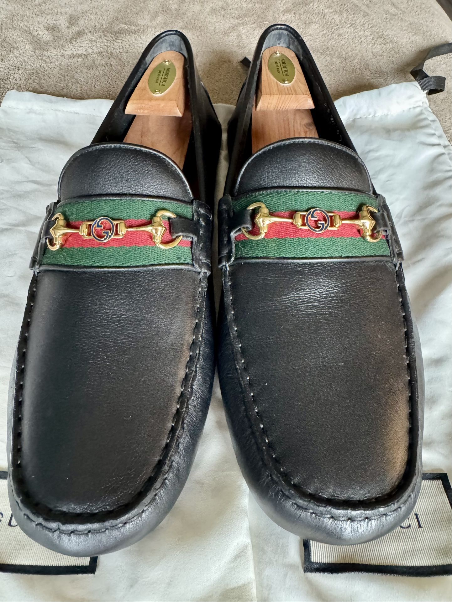Gucci Leather Loafers. Men’s 13