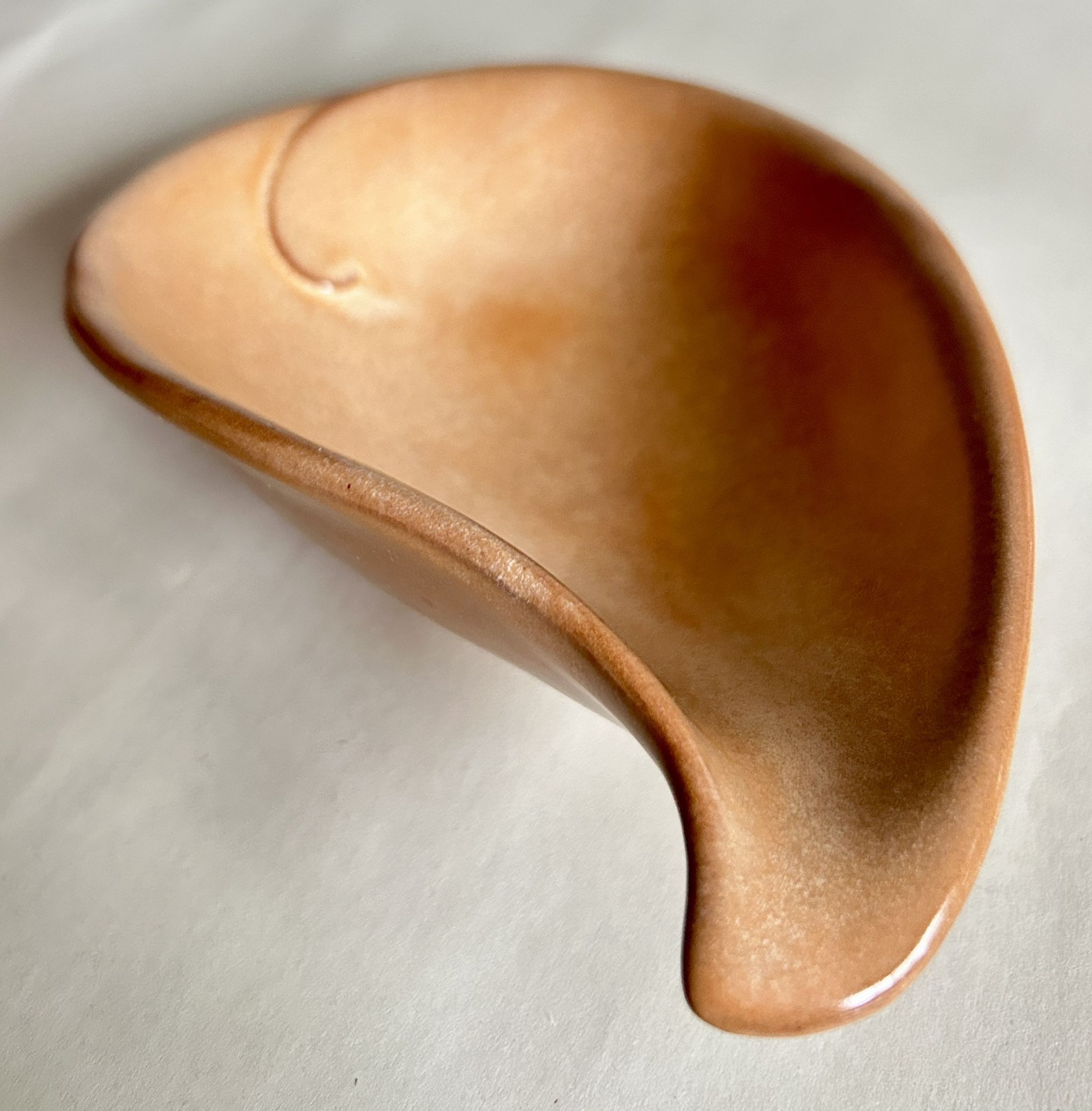 Vintage Frankoma Brown Trinket Dish