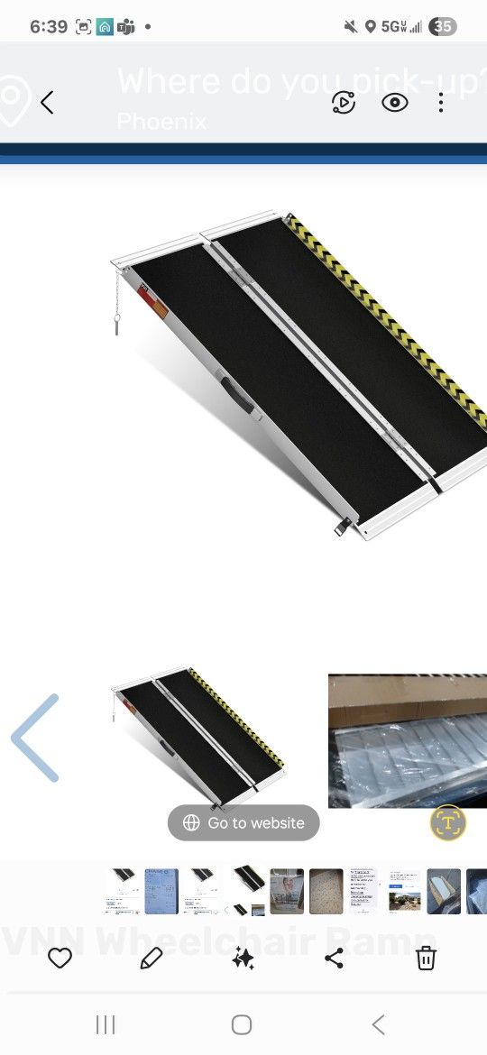 4ft Wheel Chair And Scooter Ramp