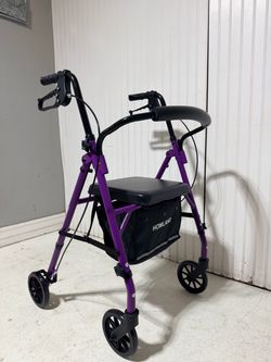 Adult rollator walker
