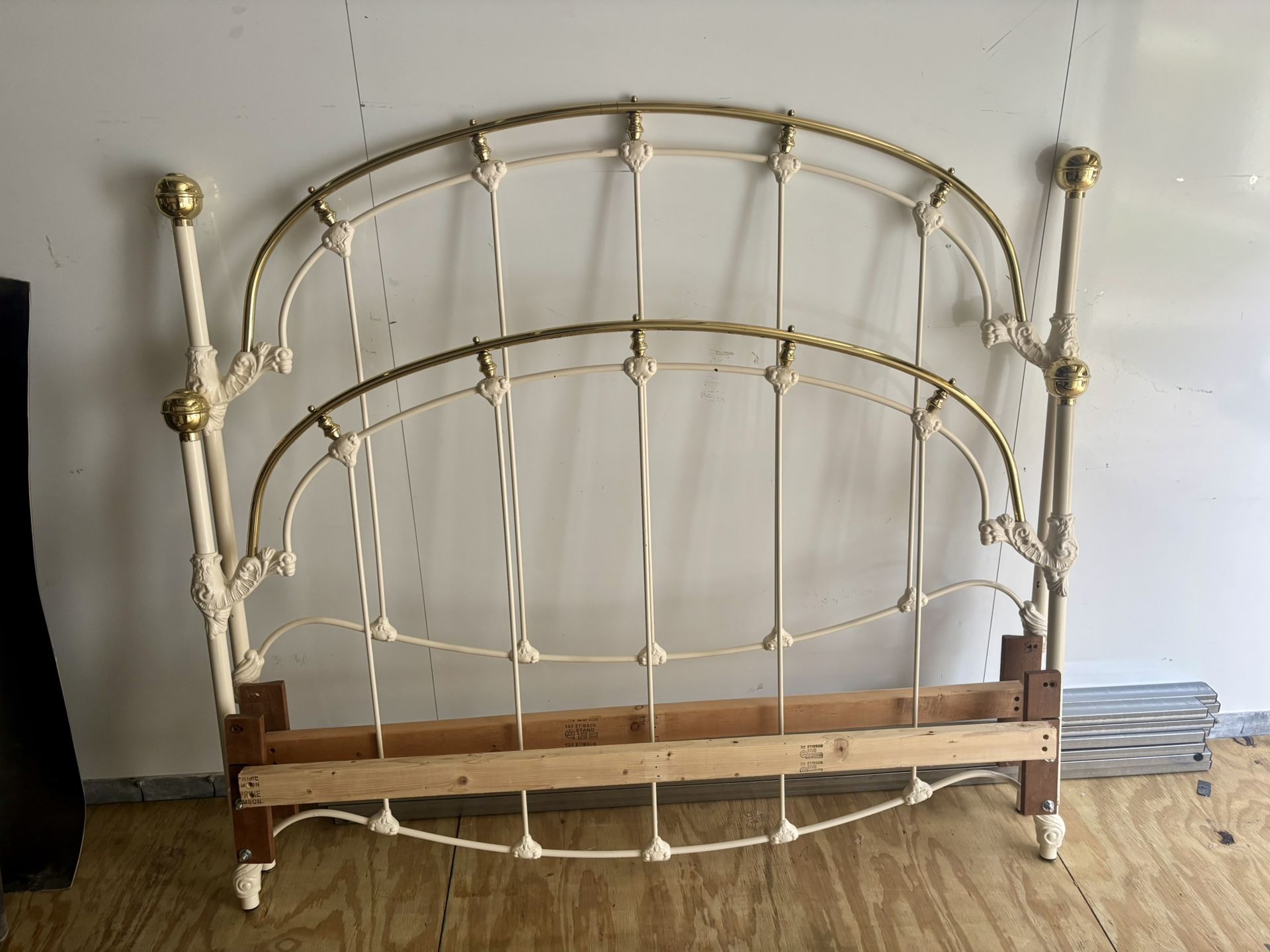 Vintage Iron Queen Bed Frame