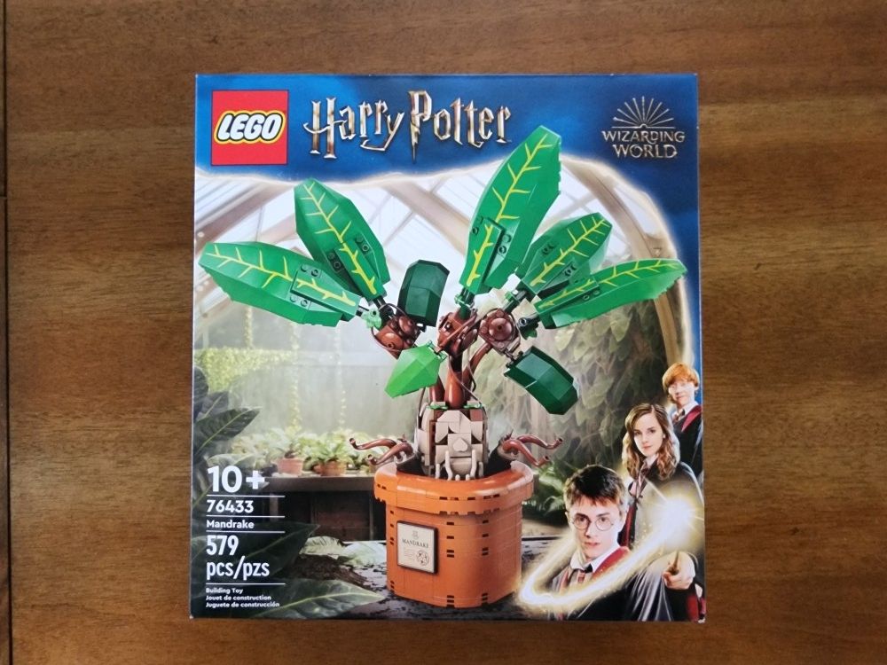 Lego 76433 Harry Potter Mandrake Brand New Sealed