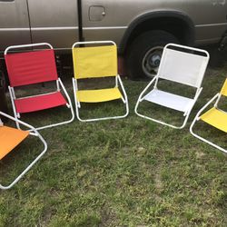 Fold Up Beach Chairs Only $15 Each