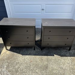 Two IKEA Dressers