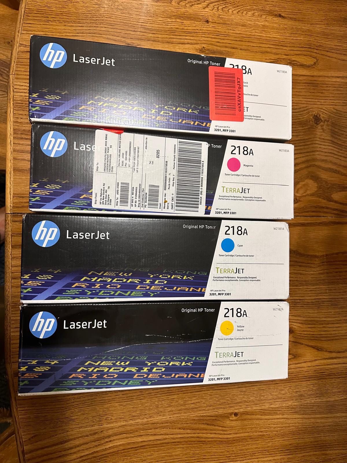 HP 218A Toner Cartridge 4-Pack
