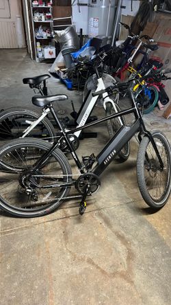2 X Aventon E- Bikes And Car Rack