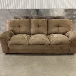 Sofa King Comfortable Gently Used Brown Sofa Couch For Sale! Free Local Delivery! 