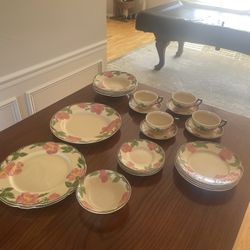 Francesca Desert Rose Dishes