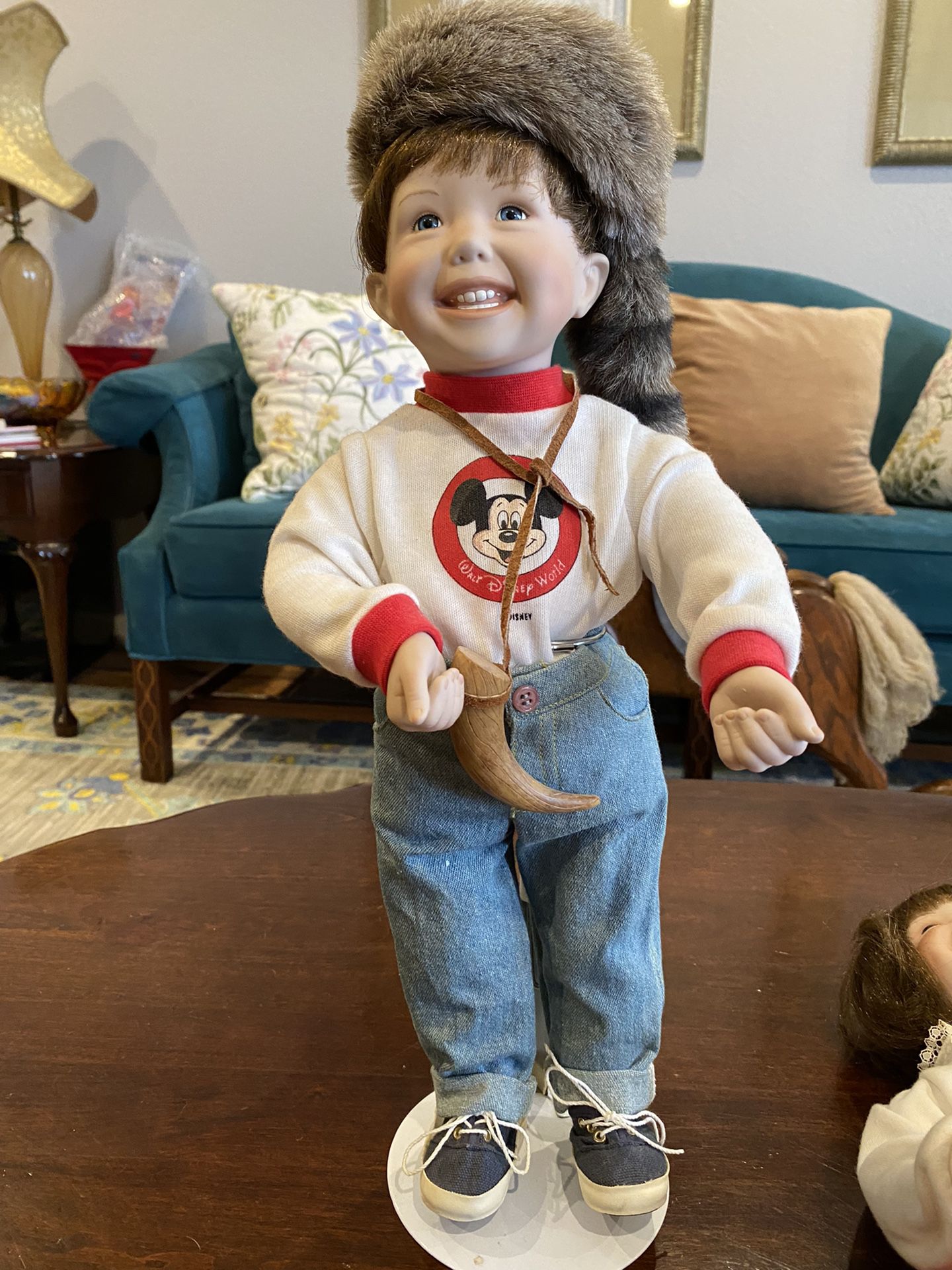 Ashton Drake Walt Disney World Boy & 15" Porcelain Doll