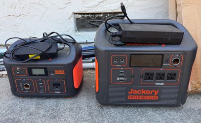 Jackery Explorer 500 & Jackery Explorer 1500 Portable Power Station As Is (Not hold Charge)