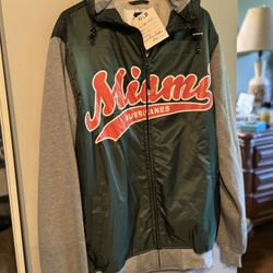 Miami Hurricanes Jacket - NWT
