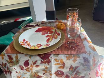 Thanksgiving table setting