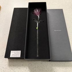 Waterford Crystal Fleurology Pink Rose NWT /NIB