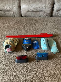 Baseball Gear – Bat, Glove, Guards & Glasses