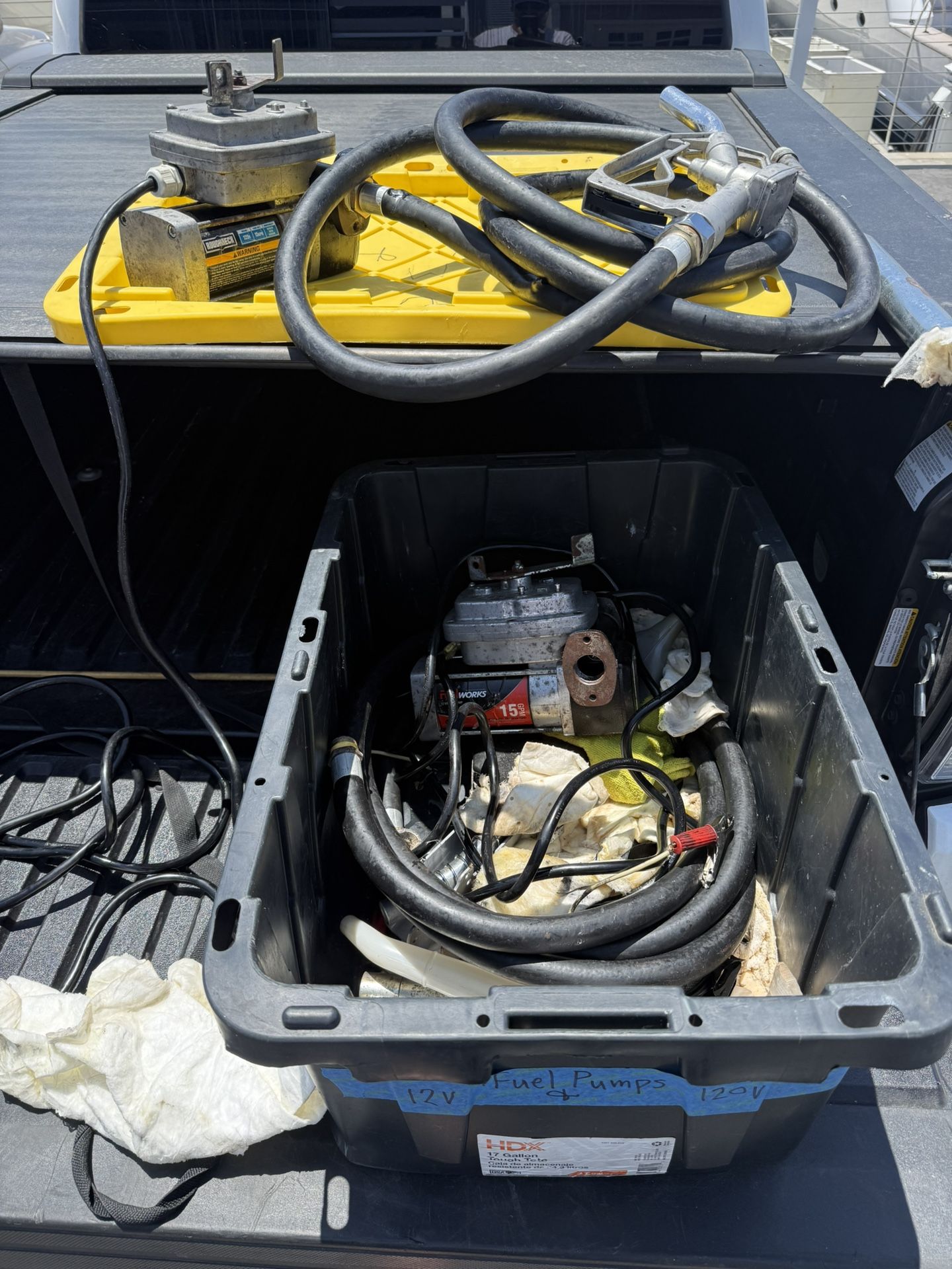 Fuel Pump And Fuel Hose And Nozzle