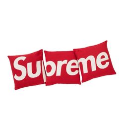 Red Supreme Jules Pansu Pillows 