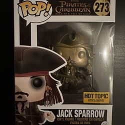 Funko Pirates Of The Caribbean Jack Sparrow Gold 273