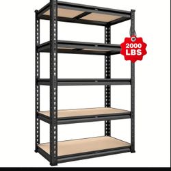 Heavy Duty Shelving Storage  Heavy Duty Shelving 5 Tier Metal Shelves For Garage Shelves, Adjustable Shelving Unit For For Kitchen Warehous