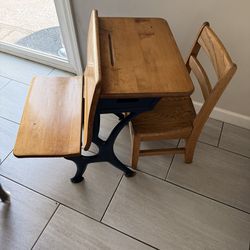 Antique School Desk