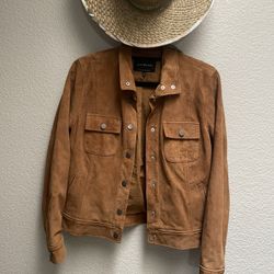 Lucky Brand Leather Jacket - Medium