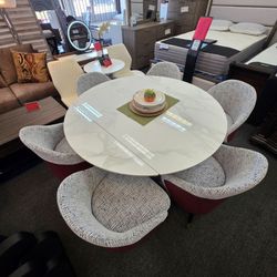 51" Round Dining Table Set