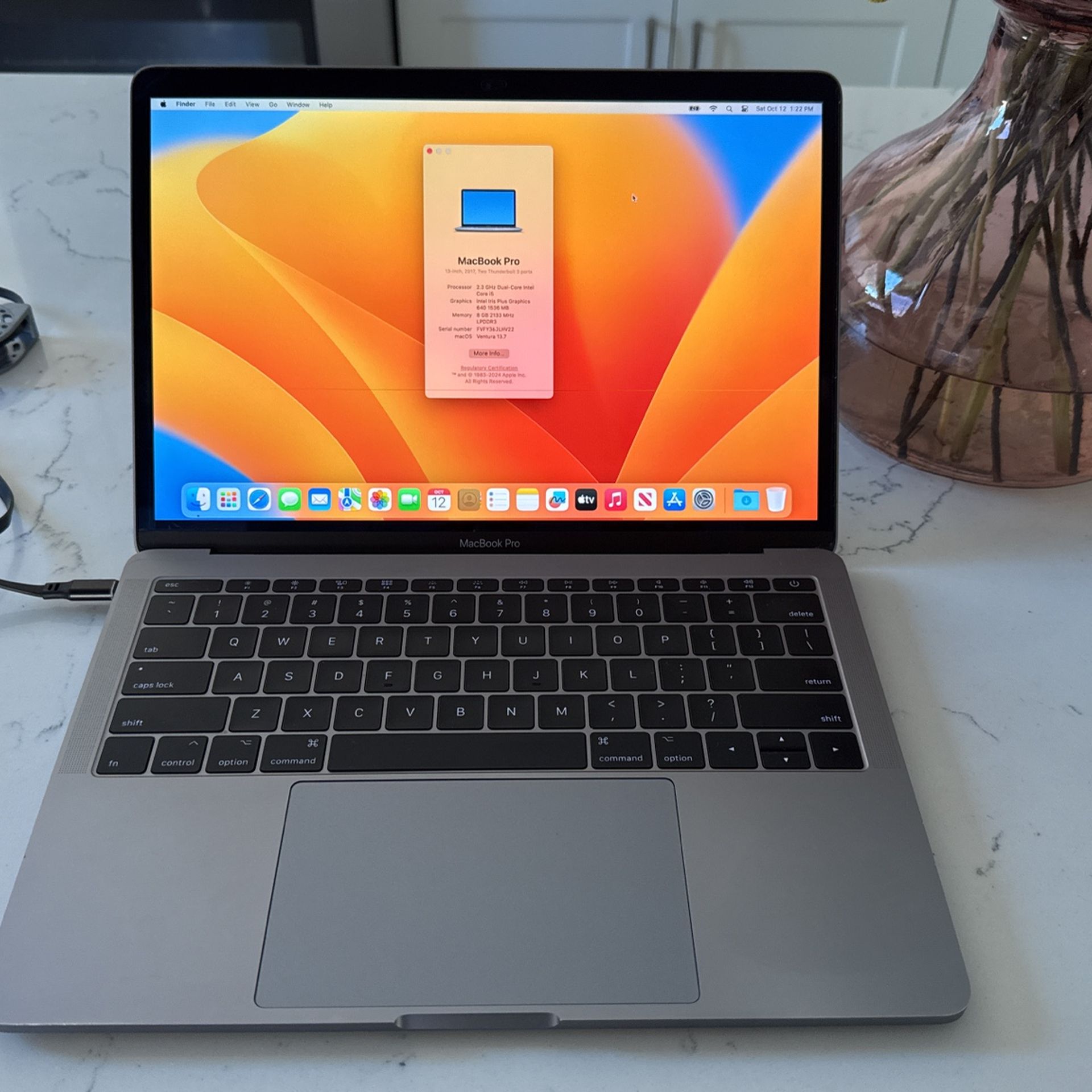 Apple MacBook Pro 13 Inch 2017 8GB RAM 128GB SSD