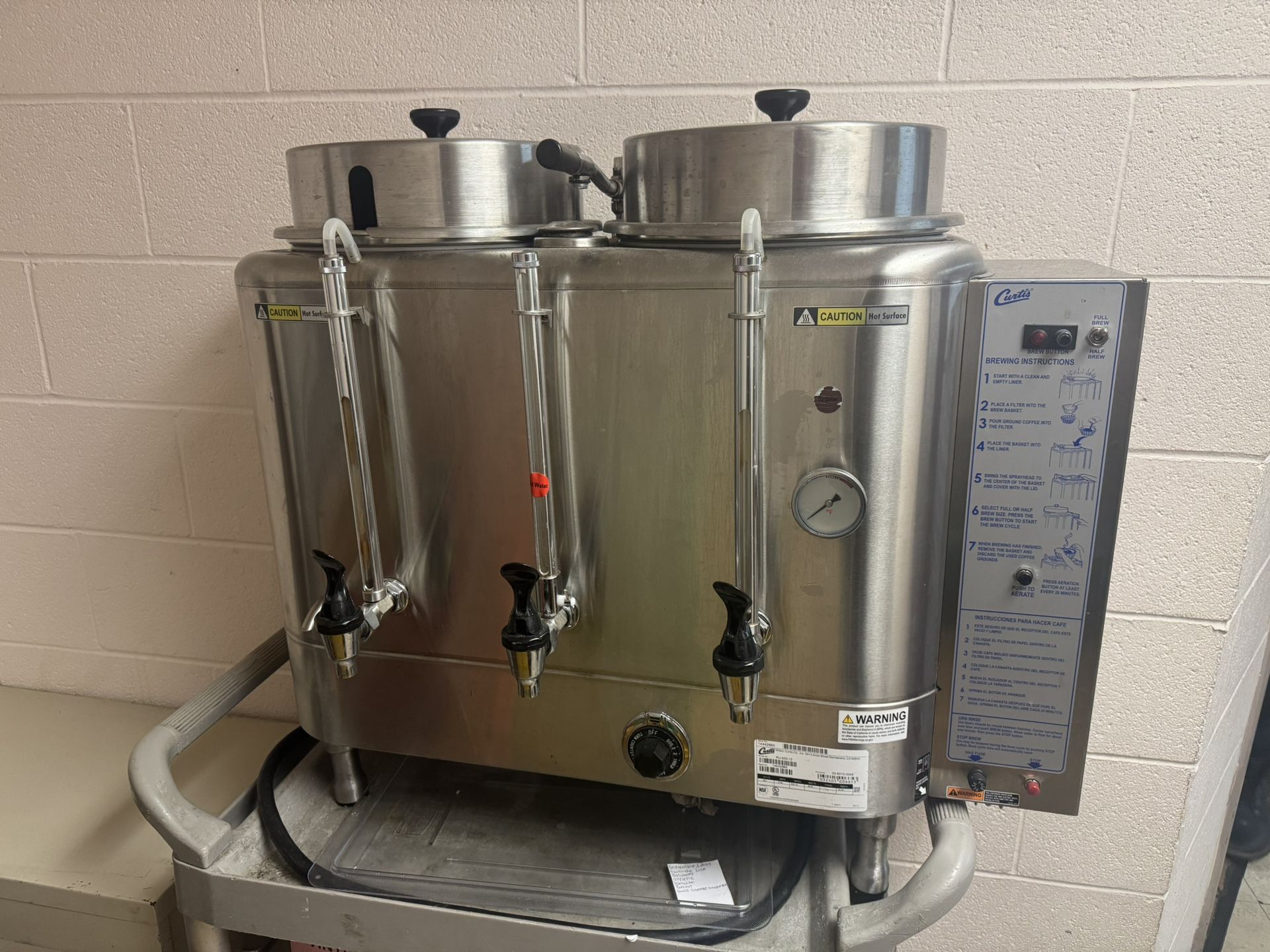 Wilbur Curtis Coffee Machine 