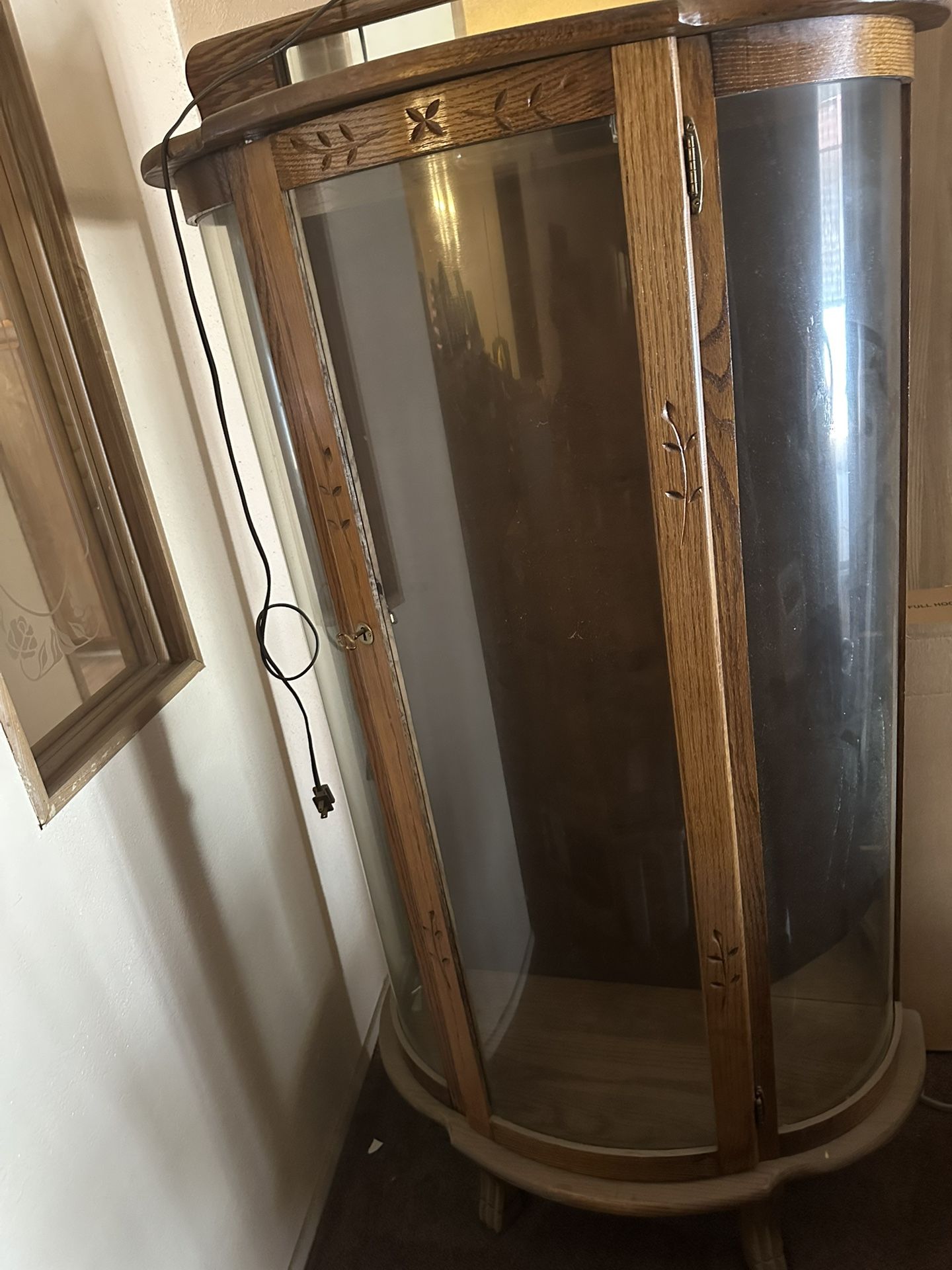 Corner Curio Cabinet