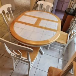 KITCHEN DINING TABLE WITH CHAIRS