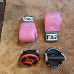 Boxing Gloves Pink Pro Stilo