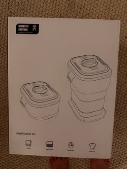 New Portable Foldable Mini Washing Machine with Remote Control