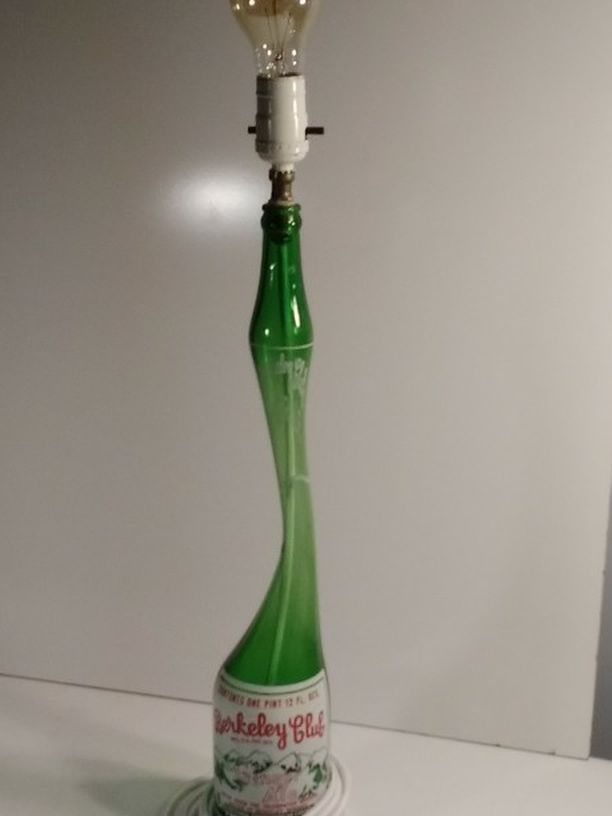 Vintage Berkeley Stretched Bottle Lamp