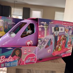 New Barbie Airplane Adventures Playset with Pilot Doll & 15+ Accessories
