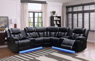 Seccionales modernos en gris y blanco Modern sectionals in gray and white