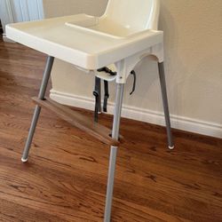IKEA Highchair And  Adjustable Footrest 