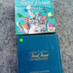 Lot Of 2 Trivia Pursuit Boardgames