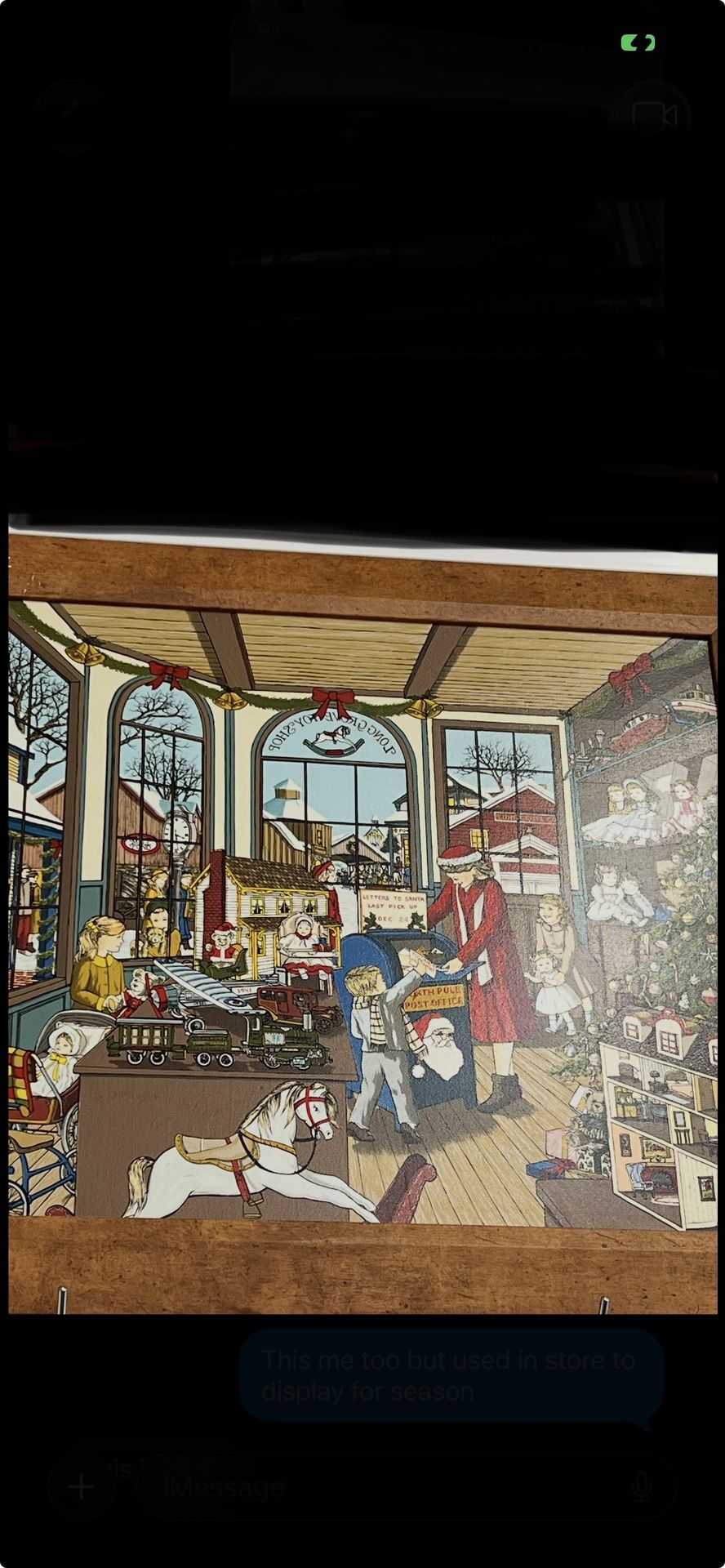 Vintage Christmas Painting