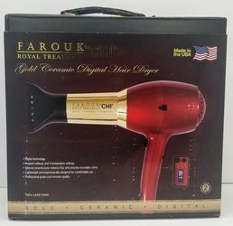 FAROUK ROYAL TREATMENT by CHI • Gold Ceramic Digital Hair Dryer