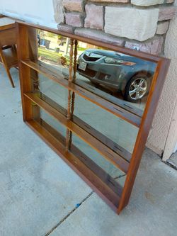 Large Display plate shelf vintage