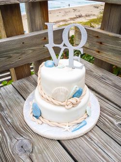 Wedding birthday cake